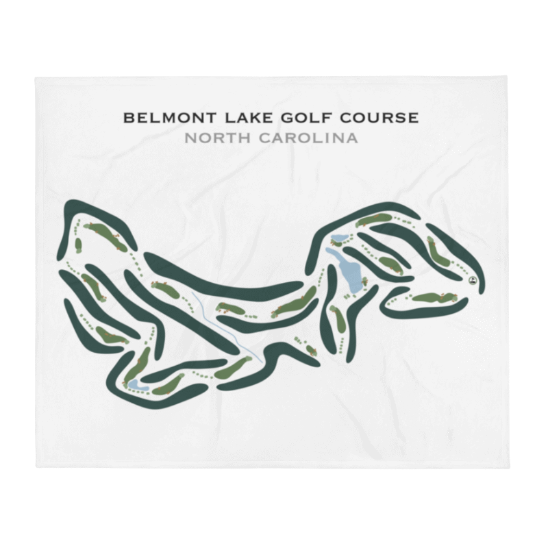 Belmont Lake Golf Course, North Carolina - Printed Golf Courses