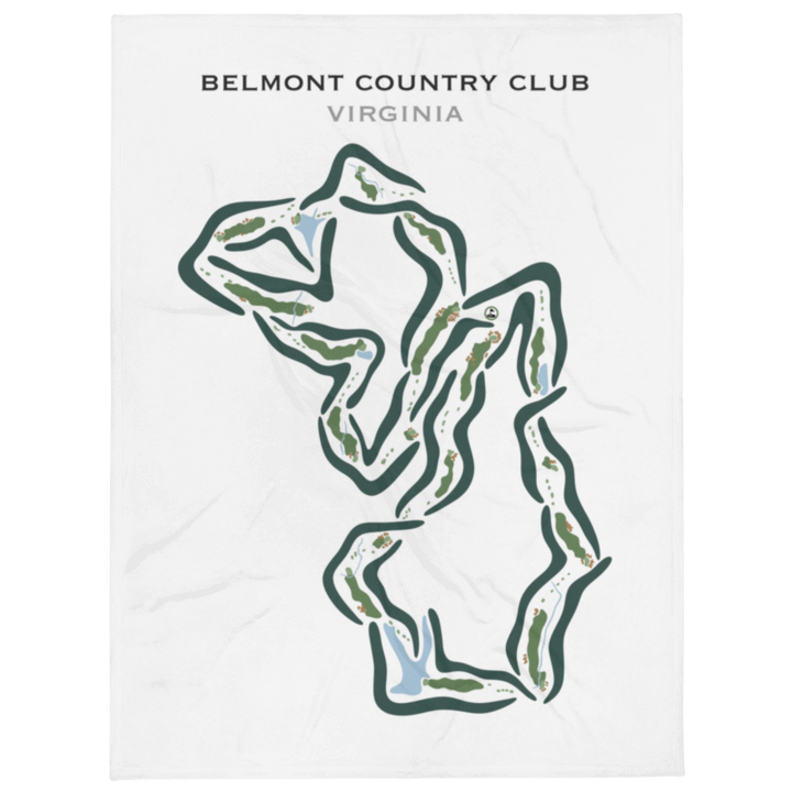 Belmont Country Club, Virginia - Printed Golf Courses