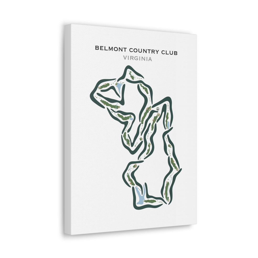 Belmont Country Club, Virginia - Printed Golf Courses