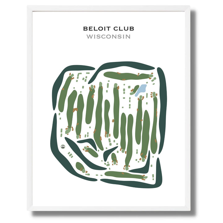 Beloit Club, Wisconsin - Printed Golf Courses