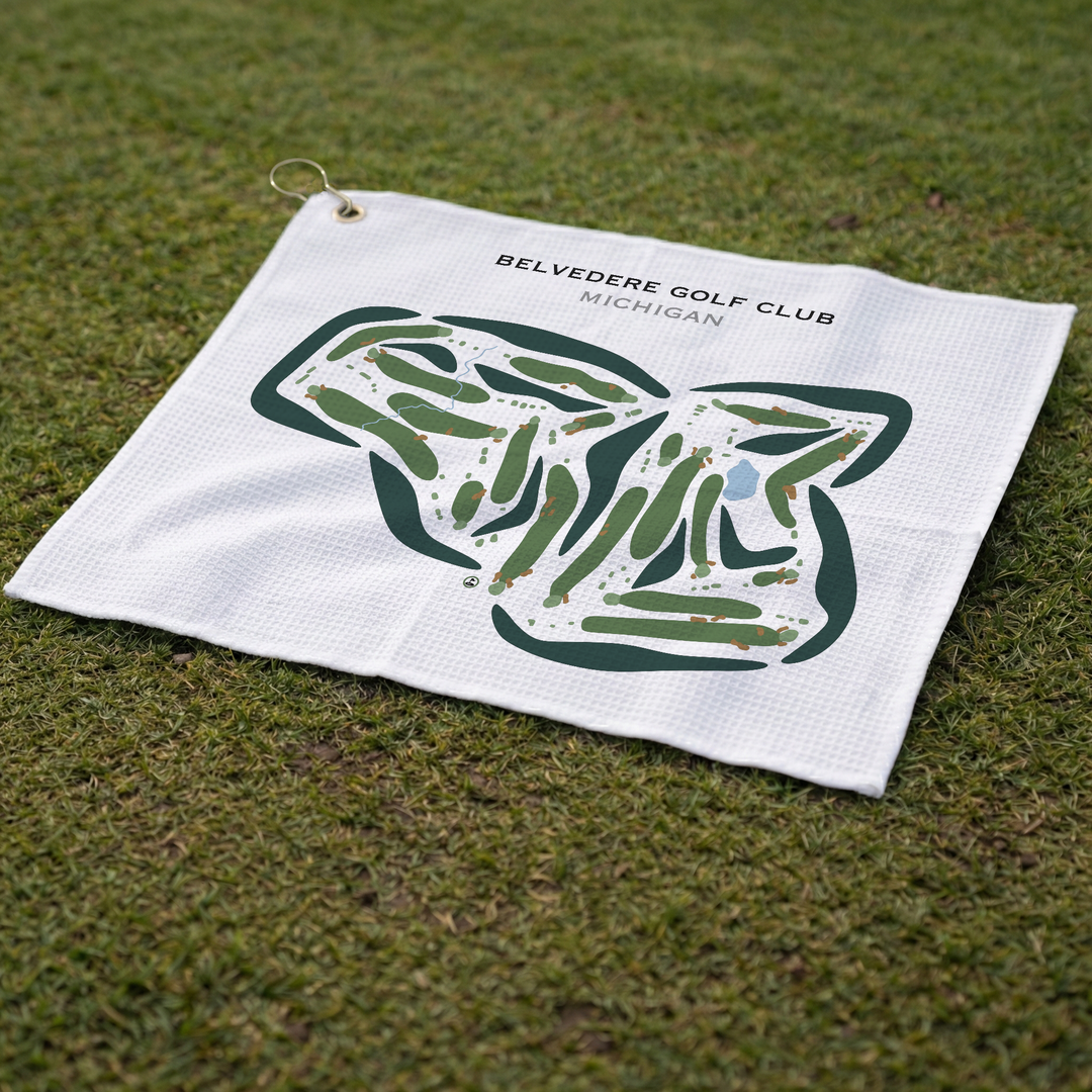 Belvedere Golf Club, Michigan - Printed Golf Course