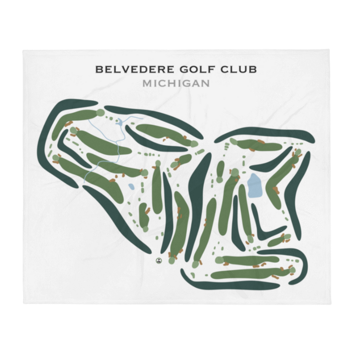 Belvedere Golf Club, Michigan - Printed Golf Course