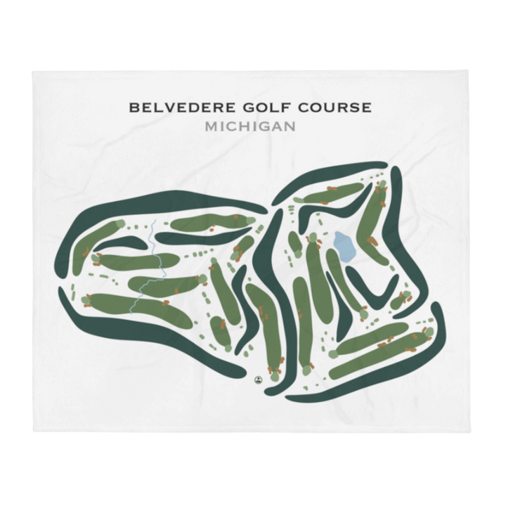 Belvedere Golf Course, Michigan - Printed Golf Courses