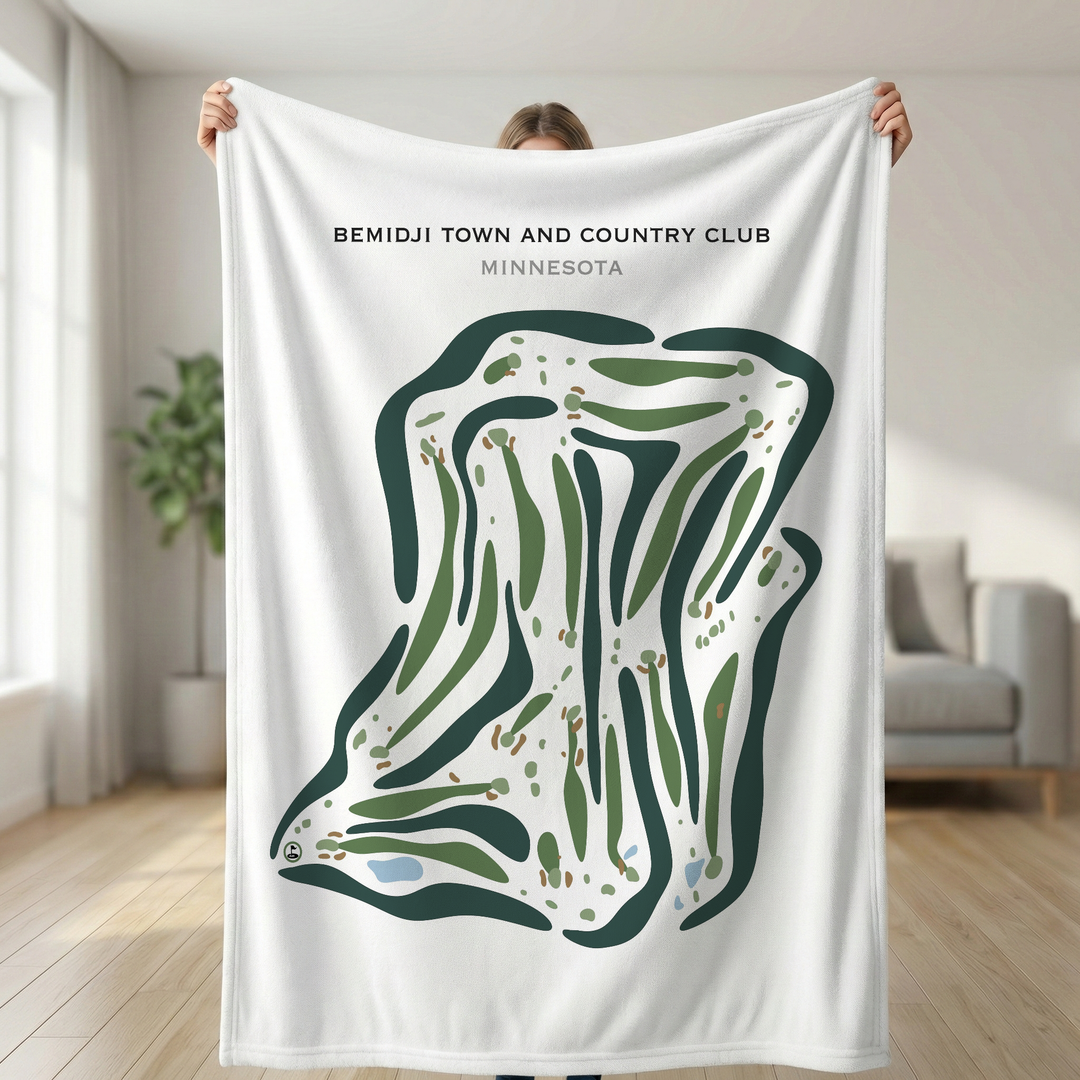 Bemidji Town and Country Club, Minnesota - Printed Golf Courses