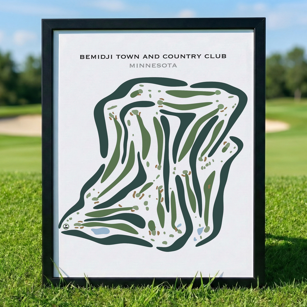 Bemidji Town and Country Club, Minnesota - Printed Golf Courses