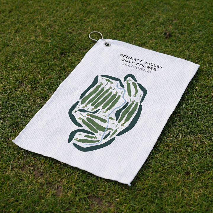 Bennett Valley Golf Course, California - Printed Golf Courses