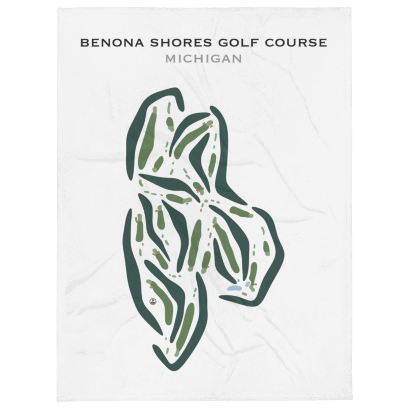 Benona Shores Golf Course, Michigan - Printed Golf Courses