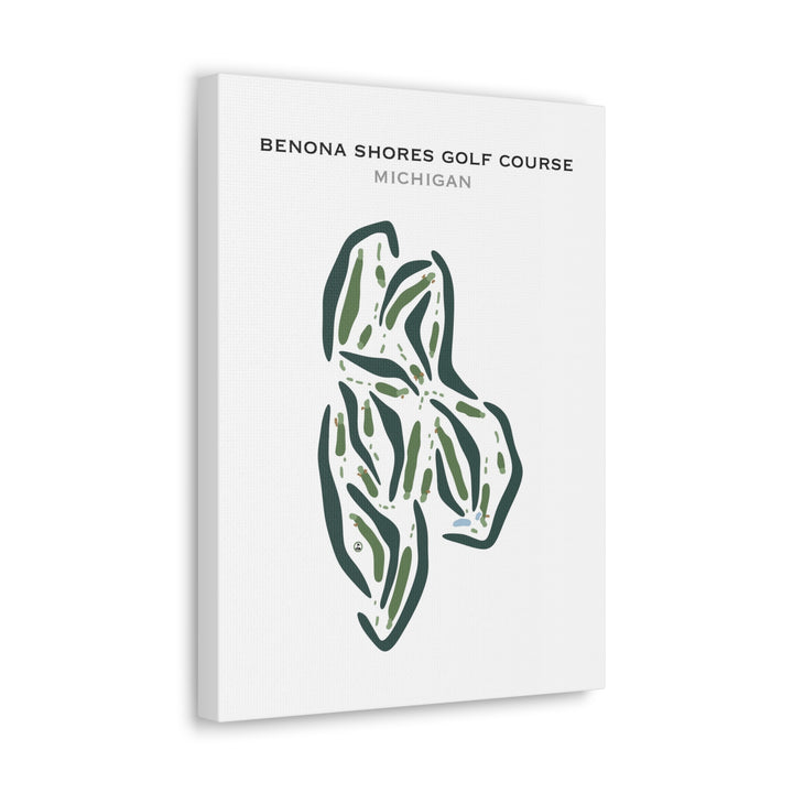 Benona Shores Golf Course, Michigan - Printed Golf Courses