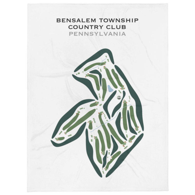 Bensalem Township Country Club, Pennsylvania - Printed Golf Courses