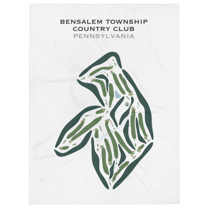 Bensalem Township Country Club, Pennsylvania - Printed Golf Courses