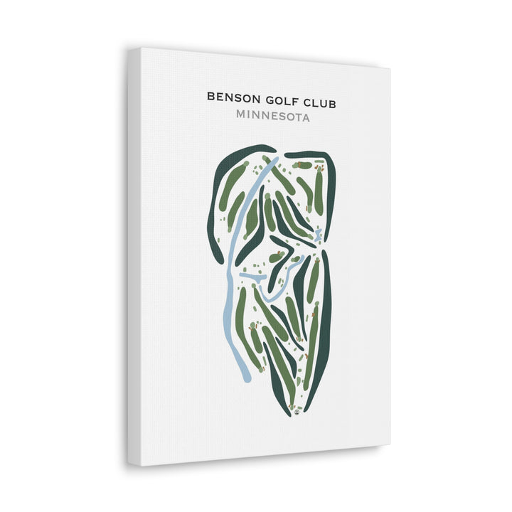 Benson Golf Club, Minnesota - Printed Golf Courses