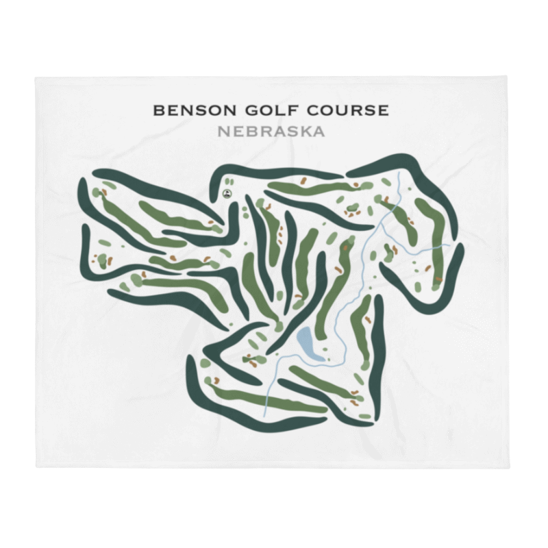 Benson Golf Course, Nebraska - Printed Golf Courses