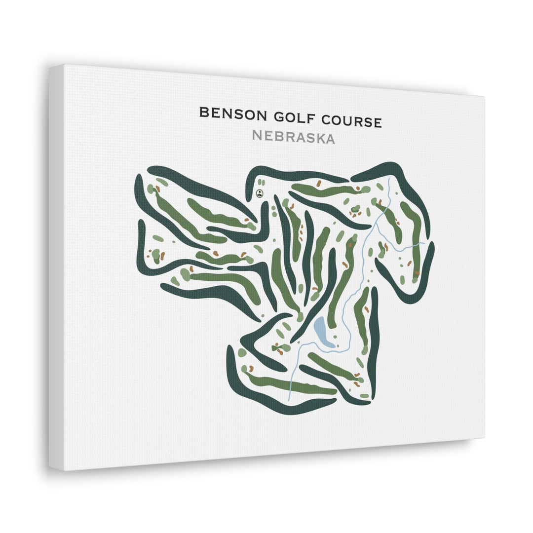 Benson Golf Course, Nebraska - Printed Golf Courses