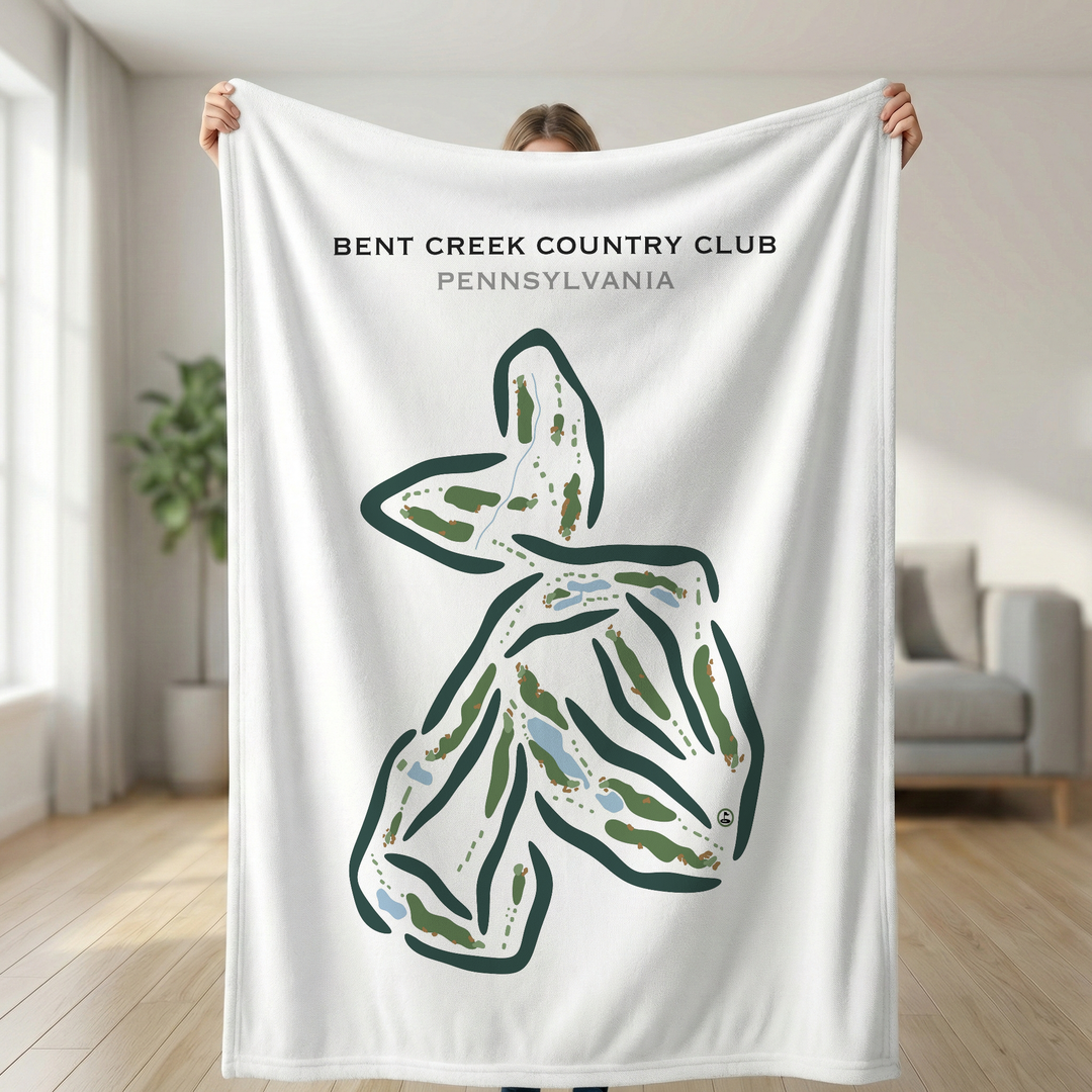 Bent Creek Country Club, Pennsylvania - Printed Golf Courses