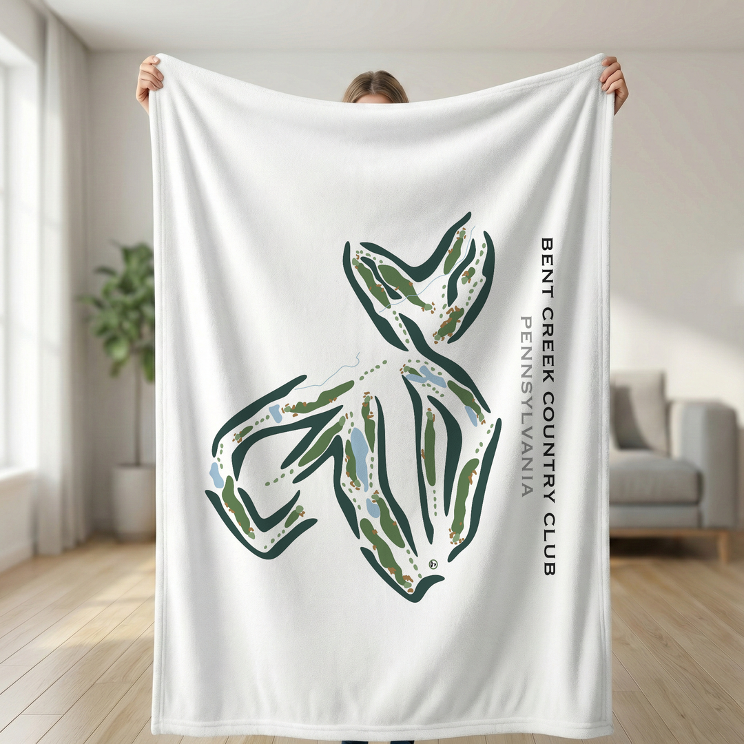 Bent Creek Country Club, Pennsylvania - Printed Golf Courses