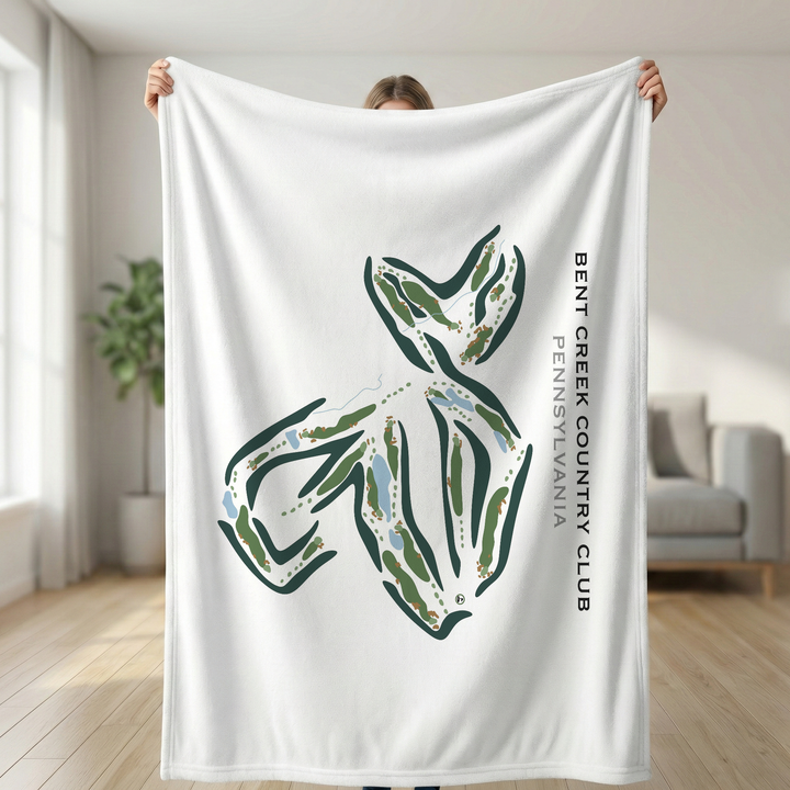 Bent Creek Country Club, Pennsylvania - Printed Golf Courses
