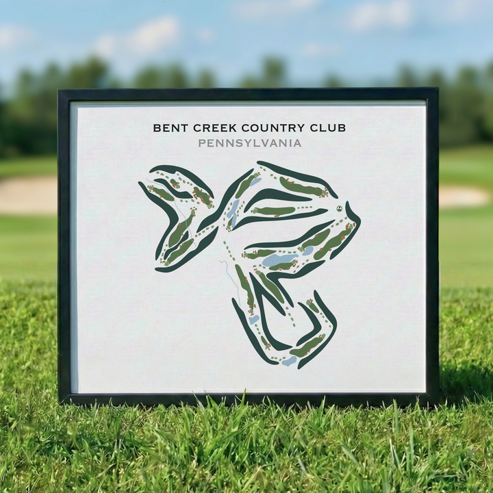 Bent Creek Country Club, Pennsylvania - Printed Golf Courses