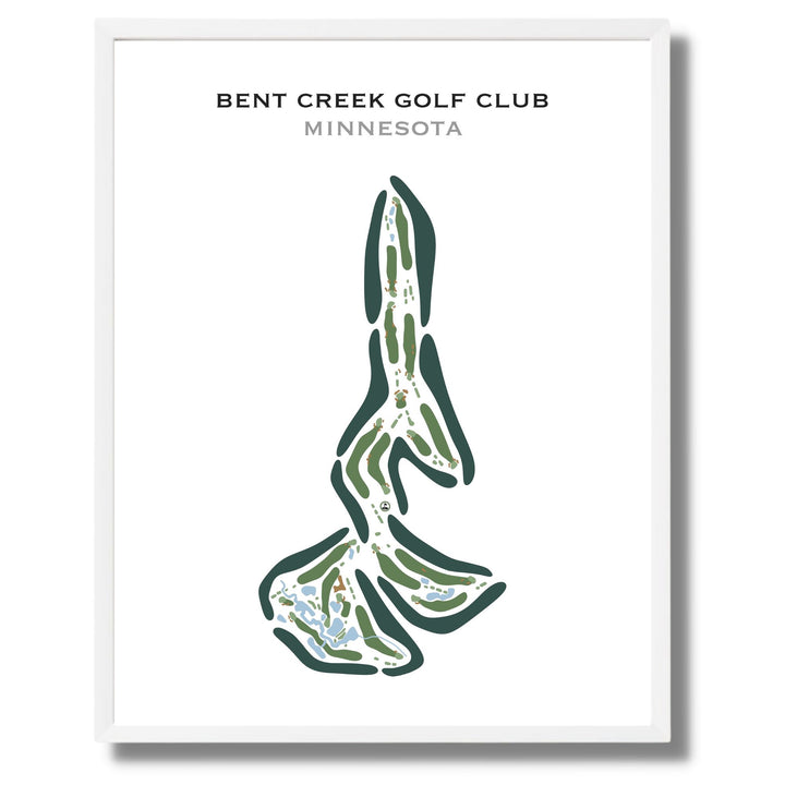 Bent Creek Golf Club, Minnesota - Printed Golf Courses