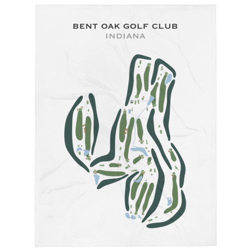 Bent Oak Golf Club, Indiana - Printed Golf Courses