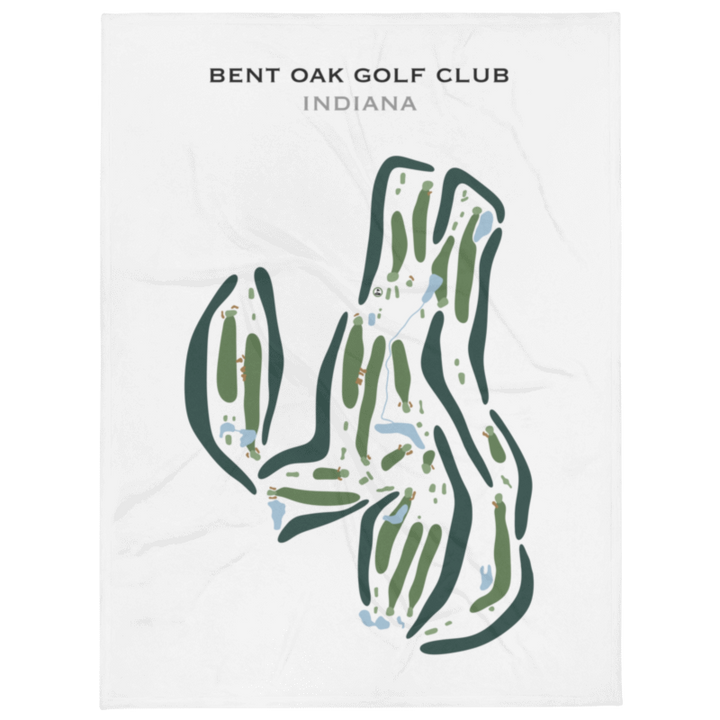 Bent Oak Golf Club, Indiana - Printed Golf Courses