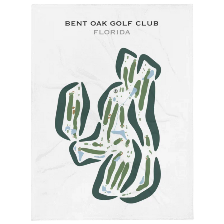 Bent Oak Golf Club, Florida - Printed Golf Courses