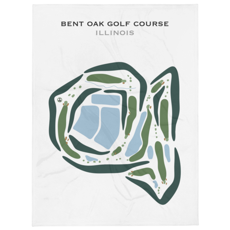 Bent Oak Golf Course, Illinois - Printed Golf Courses