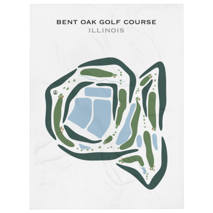 Bent Oak Golf Course, Illinois - Printed Golf Courses