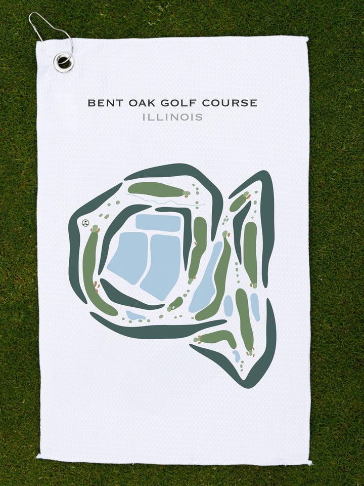 Bent Oak Golf Course, Illinois - Printed Golf Courses