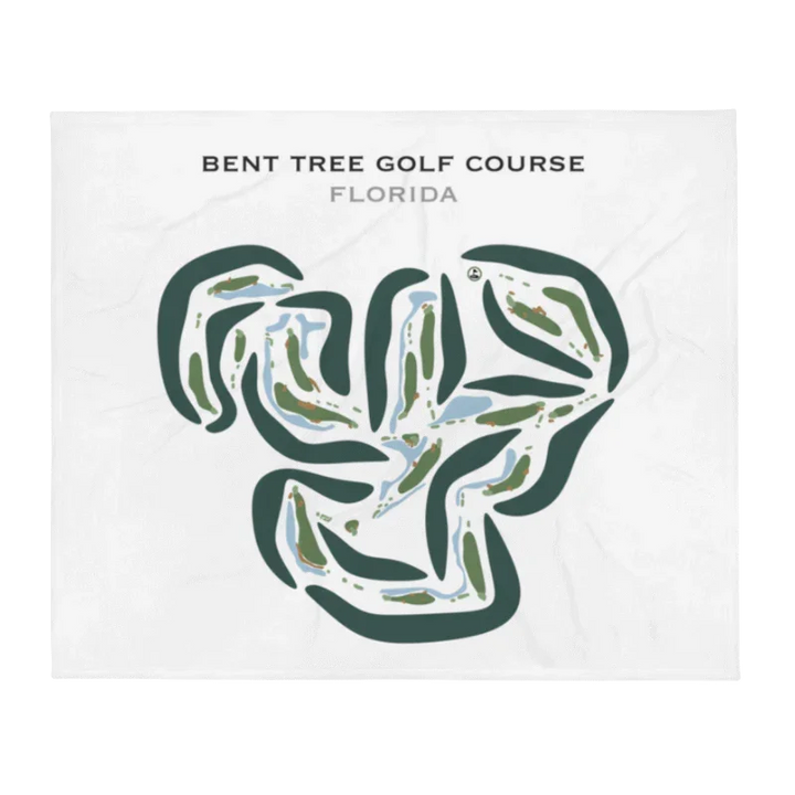Bent Tree Golf Course, Florida - Printed Golf Courses