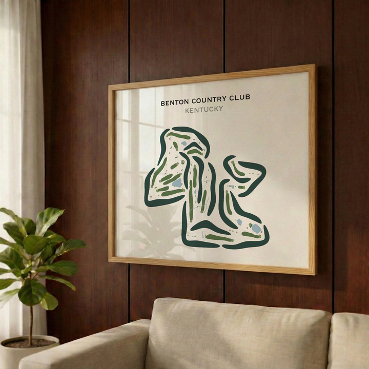 Benton Country Club, Kentucky - Printed Golf Courses