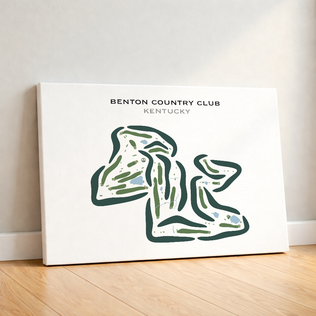 Benton Country Club, Kentucky - Printed Golf Courses