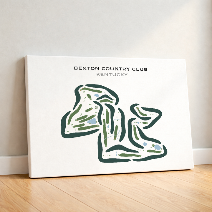 Benton Country Club, Kentucky - Printed Golf Courses