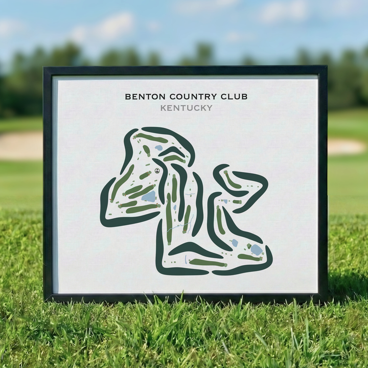 Benton Country Club, Kentucky - Printed Golf Courses