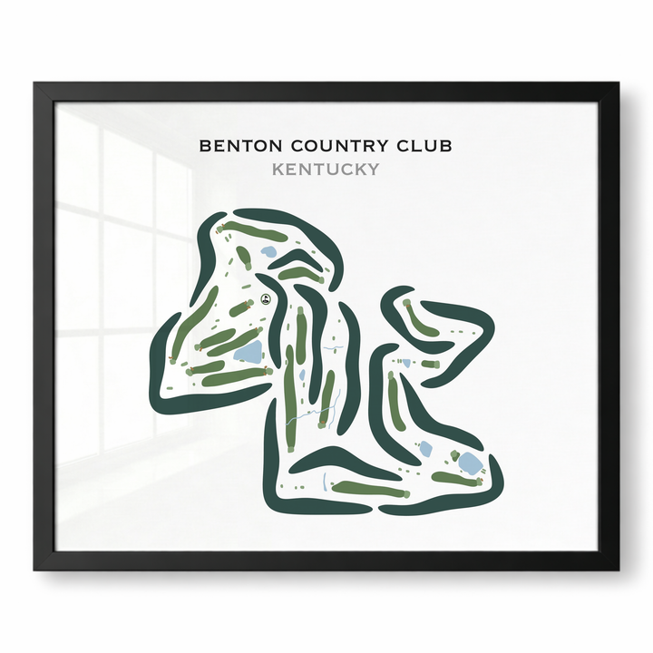 Benton Country Club, Kentucky - Printed Golf Courses