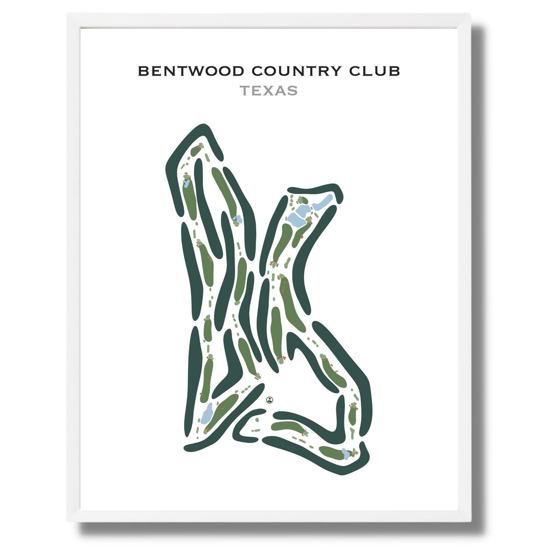 Bentwood Country Club, Texas - Printed Golf Courses