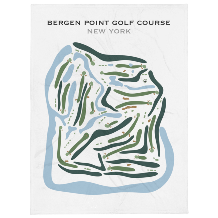 Bergen Point Golf Course, New York - Printed Golf Courses