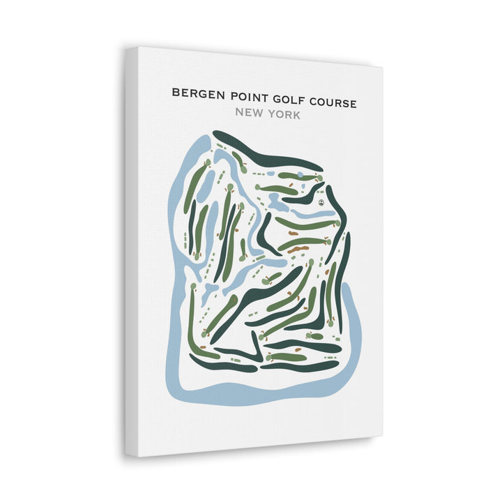 Bergen Point Golf Course, New York - Printed Golf Courses