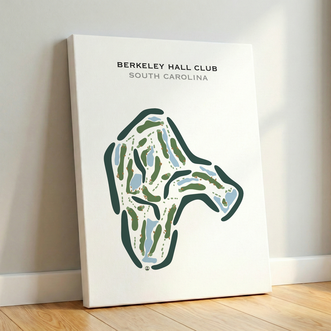 Berkeley Hall Club, South Carolina - Printed Golf Courses