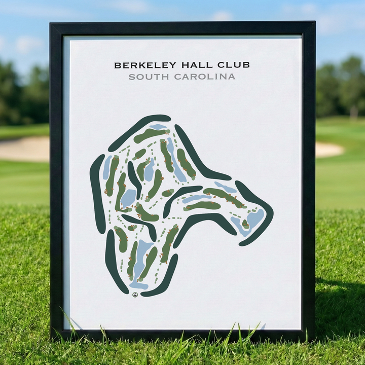 Berkeley Hall Club, South Carolina - Printed Golf Courses
