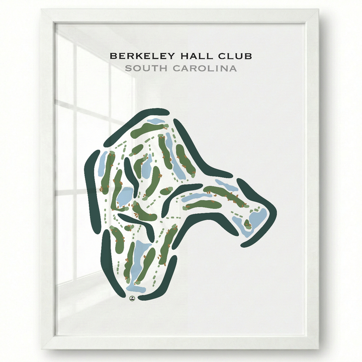 Berkeley Hall Club, South Carolina - Printed Golf Courses