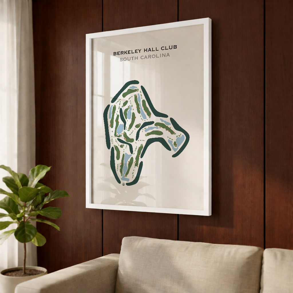Berkeley Hall Club, South Carolina - Printed Golf Courses