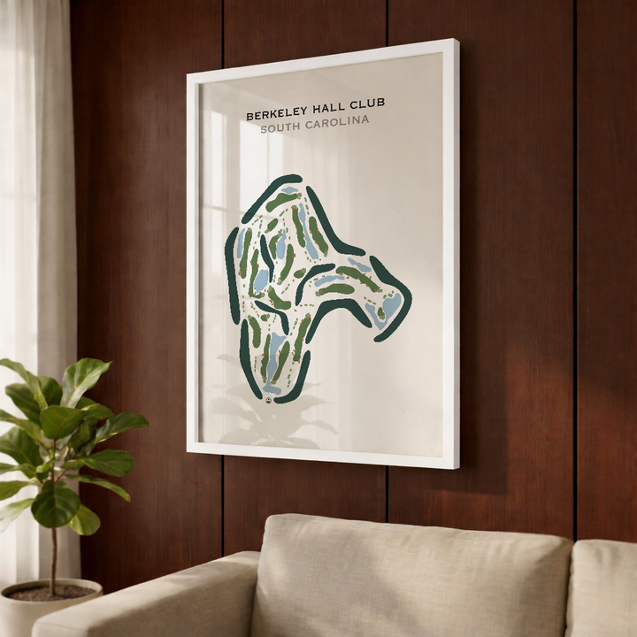 Berkeley Hall Club, South Carolina - Printed Golf Courses