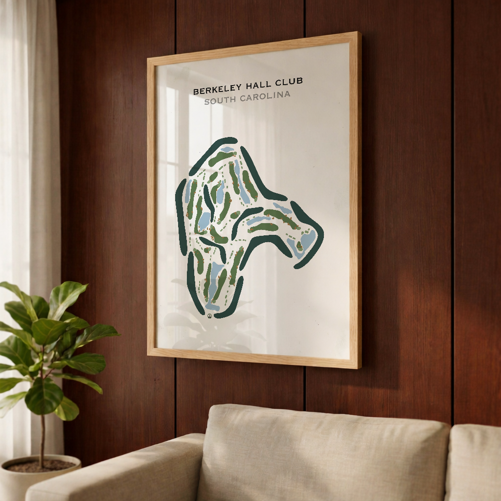 Berkeley Hall Club, South Carolina - Printed Golf Courses