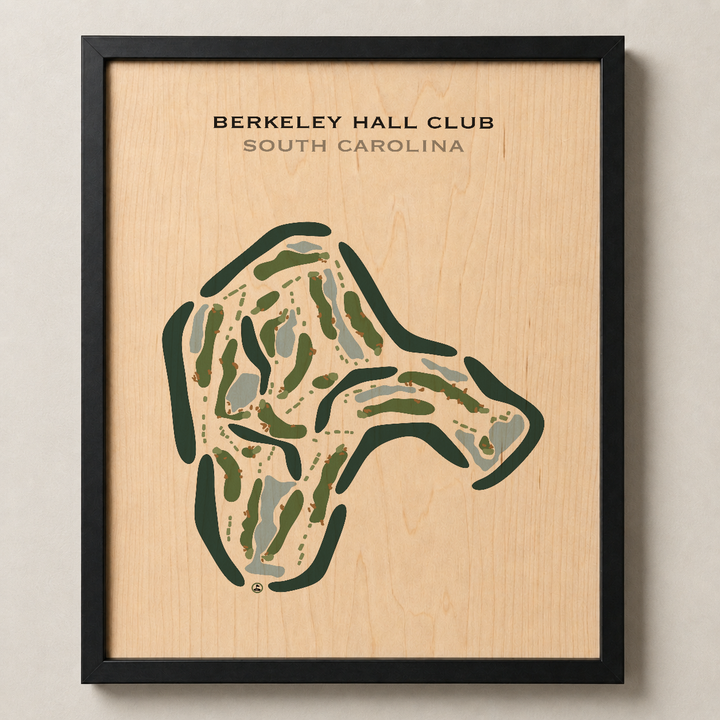Berkeley Hall Club, South Carolina - Printed Golf Courses