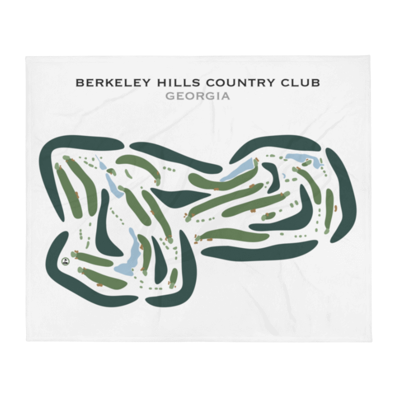 Berkeley Hills Country Club, Georgia - Printed Golf Courses