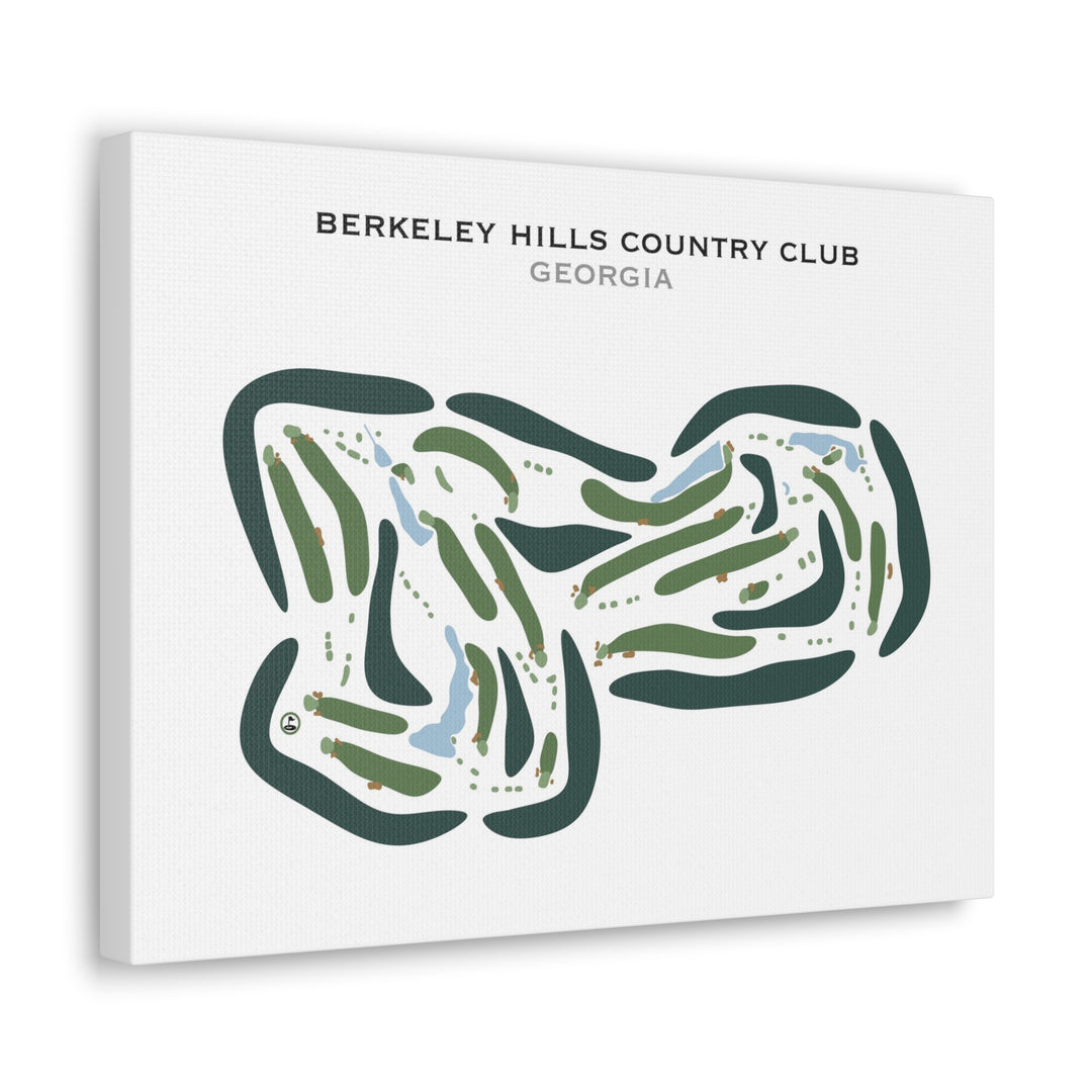 Berkeley Hills Country Club, Georgia - Printed Golf Courses