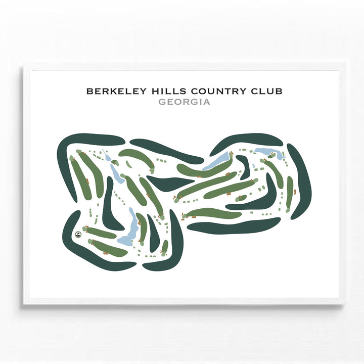 Berkeley Hills Country Club, Georgia - Printed Golf Courses