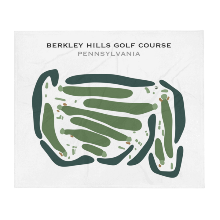 Berkley Hills Golf Course, Pennsylvania - Printed Golf Courses