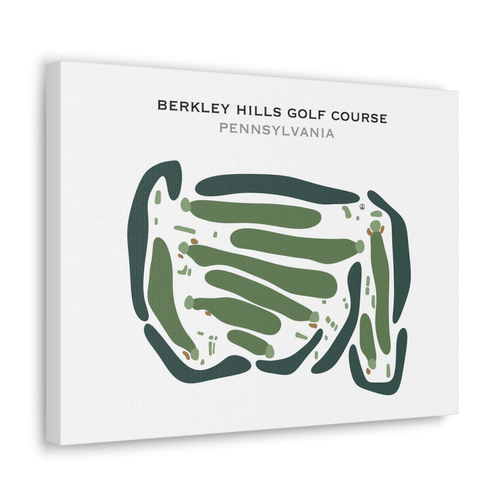 Berkley Hills Golf Course, Pennsylvania - Printed Golf Courses