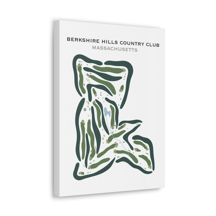 Berkshire Hills Country Club, Massachusetts - Printed Golf Courses